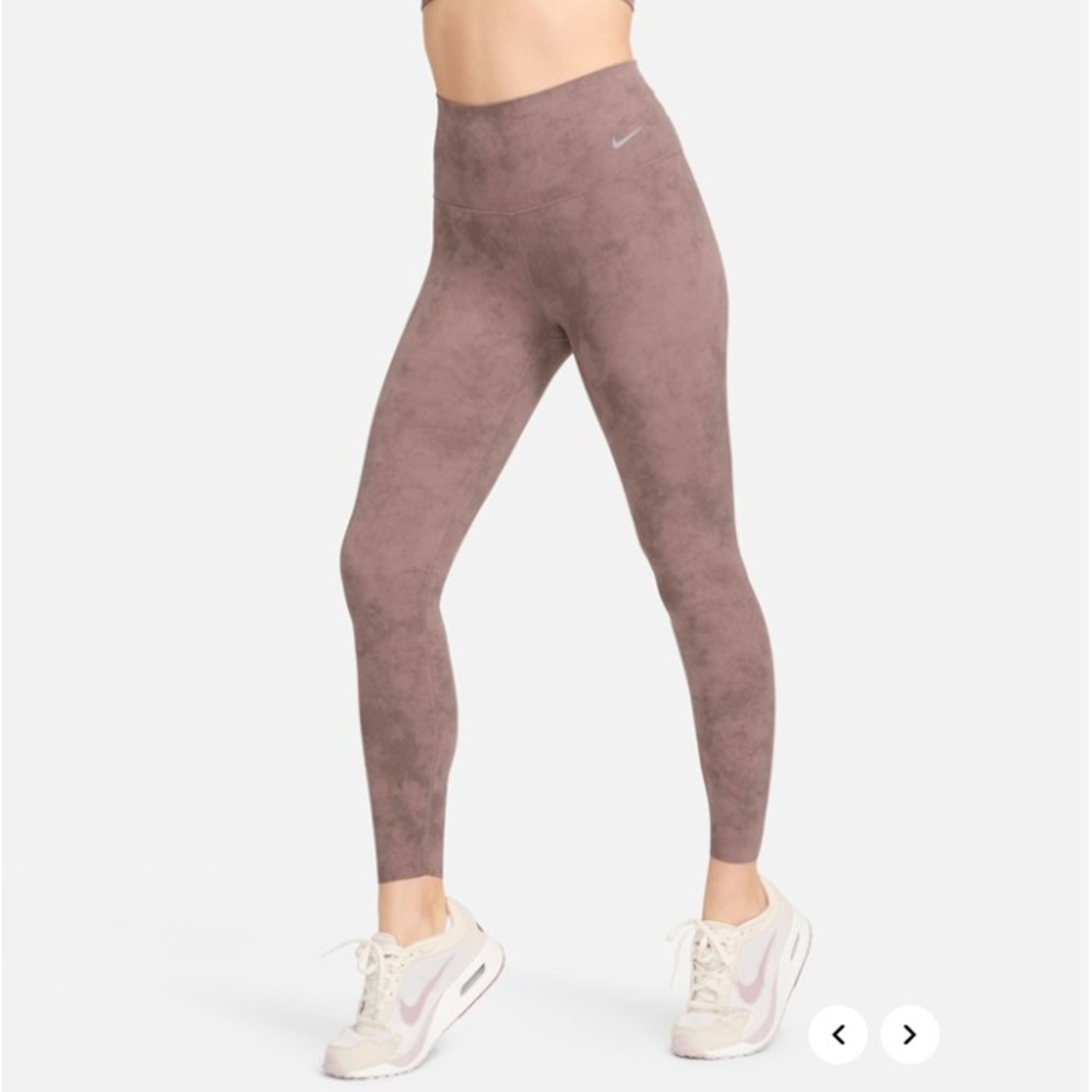Nike® (Women's XS) Zenvy™ Tie-Dye Gentle-Support High-Waisted 7/8 Leggings